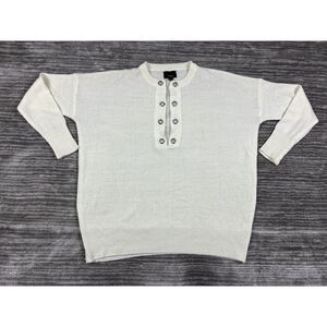 Lumiere Sweater‎ Womens Large Ivory Longsleeve Acrylic VNeck